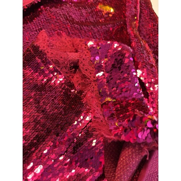 Intimately Free People Seeing Double Sequin Dress Medium Purple Fuchsia Gold - Picture 11 of 15